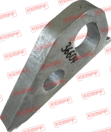 36604 Zurring, klappbar, verzinkt, 120 mm